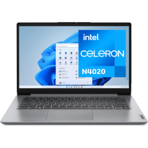 LAPTOP LENOVO IDEAPAD 1 14IGL7 CELERON N4020 RAM 4GB SSD 128GB EMMC 14" FHD WINDOWS 11 HOME CLOUD GRAY - 82V60065US